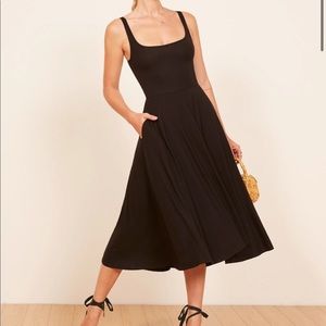 Reformation black dress size XS